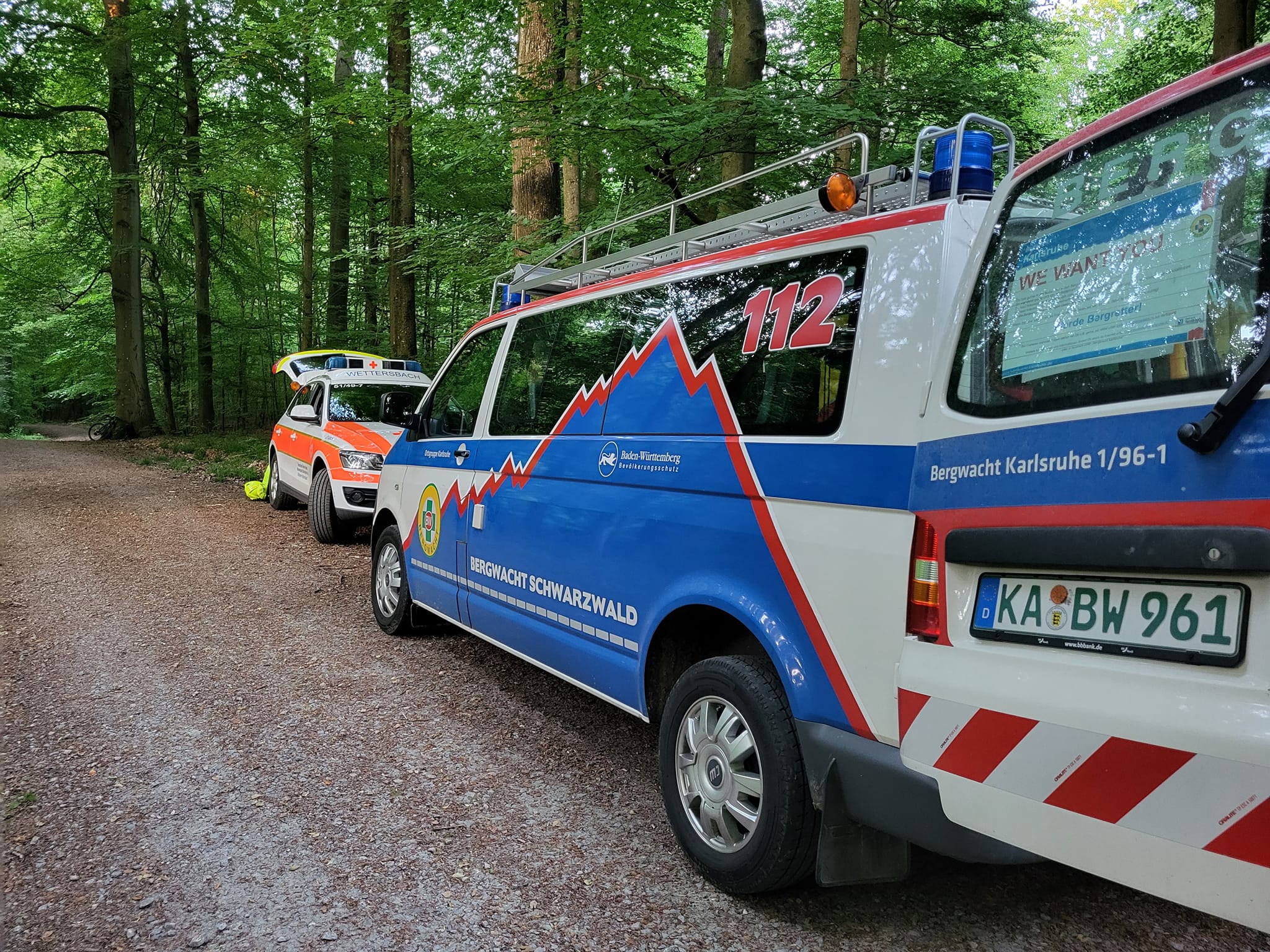 DRK Wettersbach - Heute Morgen musste einer unserer Helfer leider